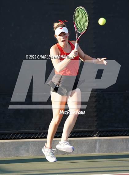 Thumbnail 2 in Round Rock Westwood vs Memorial (UIL 6A Team Tennis Final) photogallery.
