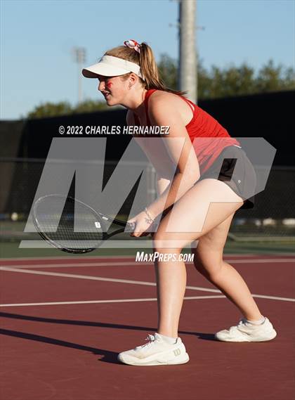 Thumbnail 2 in Round Rock Westwood vs Memorial (UIL 6A Team Tennis Final) photogallery.