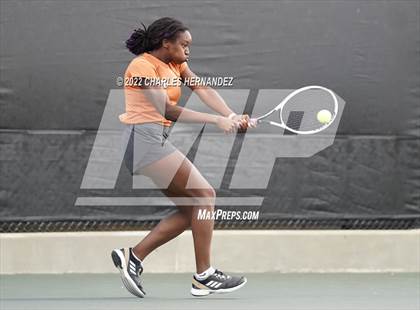 Thumbnail 2 in Round Rock Westwood vs Memorial (UIL 6A Team Tennis Final) photogallery.