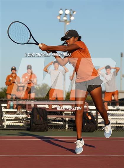 Thumbnail 2 in Round Rock Westwood vs Memorial (UIL 6A Team Tennis Final) photogallery.