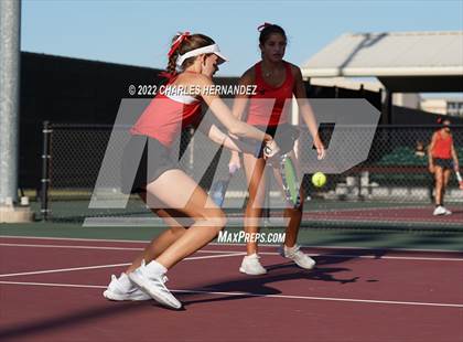 Thumbnail 3 in Round Rock Westwood vs Memorial (UIL 6A Team Tennis Final) photogallery.