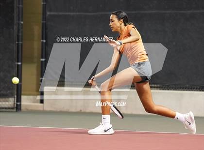 Thumbnail 2 in Round Rock Westwood vs Memorial (UIL 6A Team Tennis Final) photogallery.