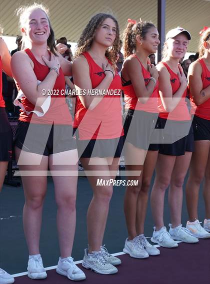 Thumbnail 3 in Round Rock Westwood vs Memorial (UIL 6A Team Tennis Final) photogallery.