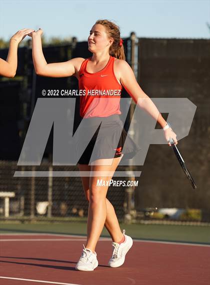 Thumbnail 2 in Round Rock Westwood vs Memorial (UIL 6A Team Tennis Final) photogallery.
