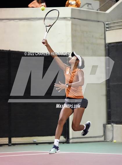 Thumbnail 3 in Round Rock Westwood vs Memorial (UIL 6A Team Tennis Final) photogallery.