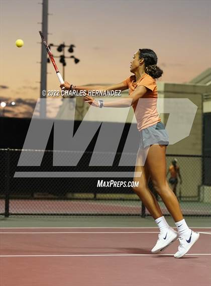 Thumbnail 2 in Round Rock Westwood vs Memorial (UIL 6A Team Tennis Final) photogallery.