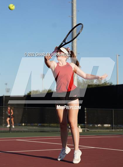 Thumbnail 3 in Round Rock Westwood vs Memorial (UIL 6A Team Tennis Final) photogallery.