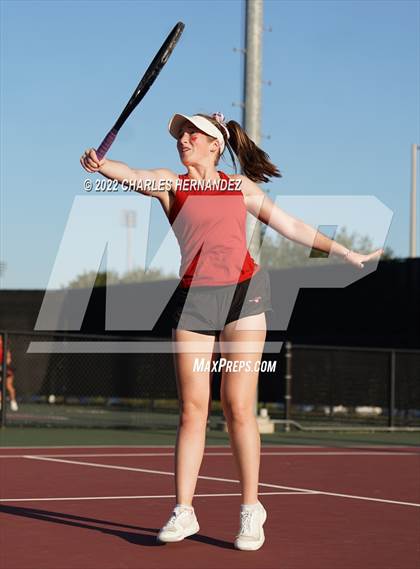 Thumbnail 2 in Round Rock Westwood vs Memorial (UIL 6A Team Tennis Final) photogallery.