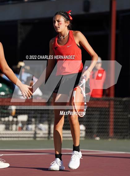 Thumbnail 2 in Round Rock Westwood vs Memorial (UIL 6A Team Tennis Final) photogallery.