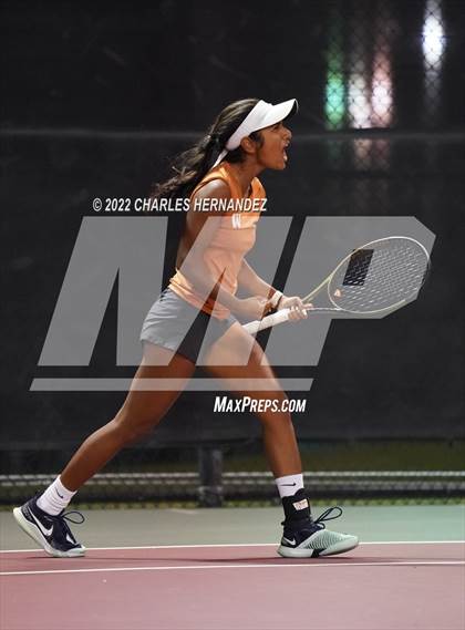 Thumbnail 3 in Round Rock Westwood vs Memorial (UIL 6A Team Tennis Final) photogallery.