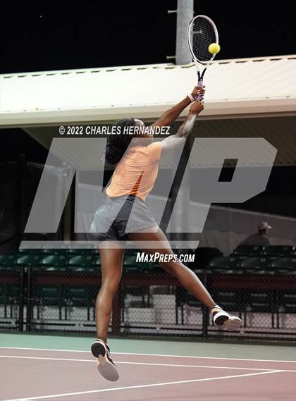 Thumbnail 2 in Round Rock Westwood vs Memorial (UIL 6A Team Tennis Final) photogallery.