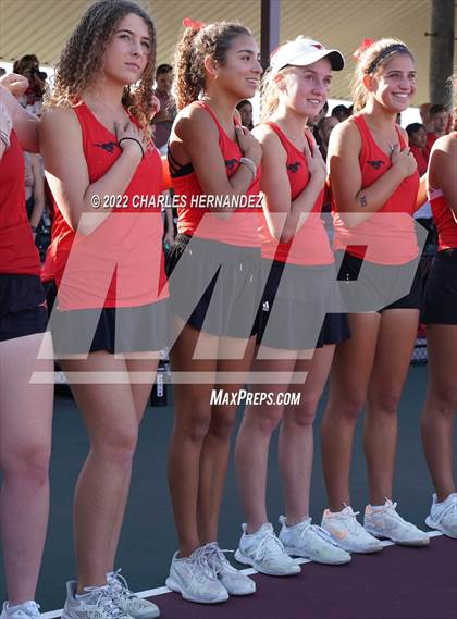 Thumbnail 1 in Round Rock Westwood vs Memorial (UIL 6A Team Tennis Final) photogallery.