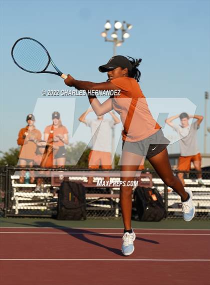 Thumbnail 3 in Round Rock Westwood vs Memorial (UIL 6A Team Tennis Final) photogallery.