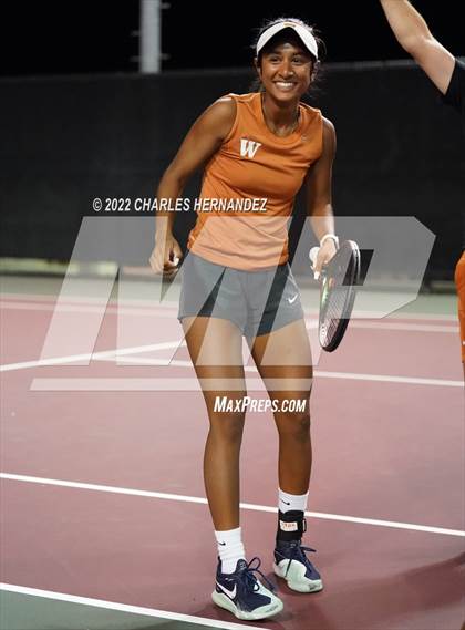 Thumbnail 2 in Round Rock Westwood vs Memorial (UIL 6A Team Tennis Final) photogallery.