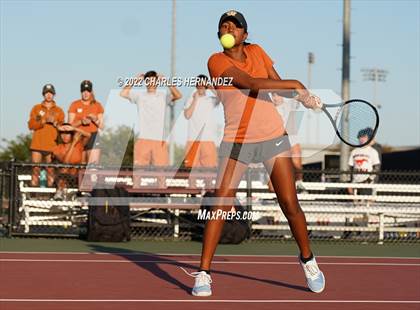 Thumbnail 3 in Round Rock Westwood vs Memorial (UIL 6A Team Tennis Final) photogallery.