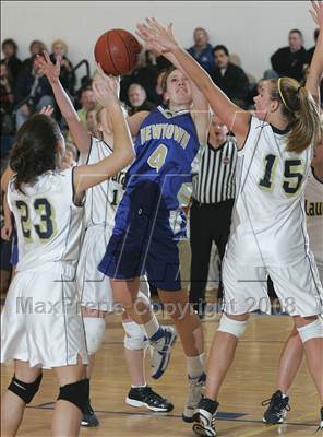 Thumbnail 3 in Newtown vs. Lauralton Hall (SWC quarterfinals) photogallery.