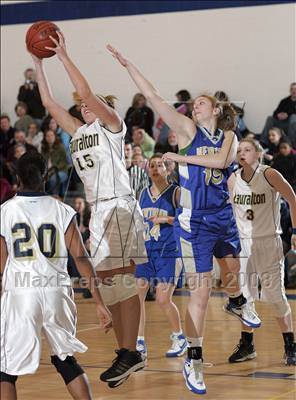 Thumbnail 3 in Newtown vs. Lauralton Hall (SWC quarterfinals) photogallery.