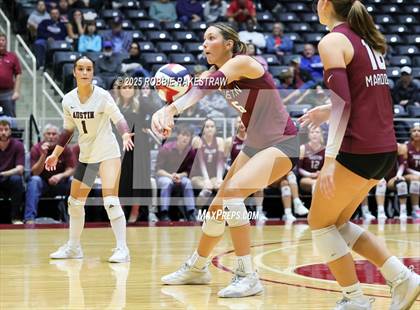 Thumbnail 2 in Southlake Carroll vs. Austin (UIL 6A D2 Volleyball Final) photogallery.