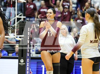 Thumbnail 3 in Southlake Carroll vs. Austin (UIL 6A D2 Volleyball Final) photogallery.
