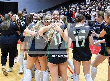 Thumbnail 2 in Southlake Carroll vs. Austin (UIL 6A D2 Volleyball Final) photogallery.