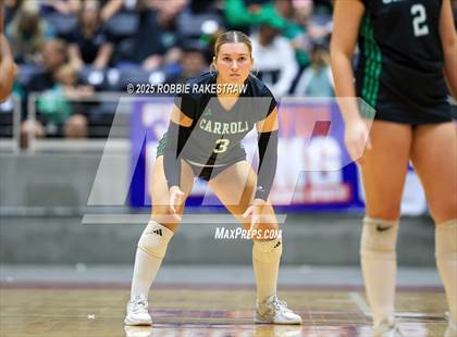 Thumbnail 3 in Southlake Carroll vs. Austin (UIL 6A D2 Volleyball Final) photogallery.