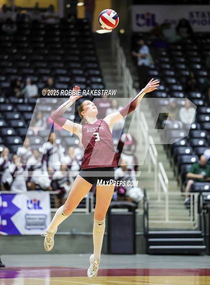 Thumbnail 1 in Southlake Carroll vs. Austin (UIL 6A D2 Volleyball Final) photogallery.