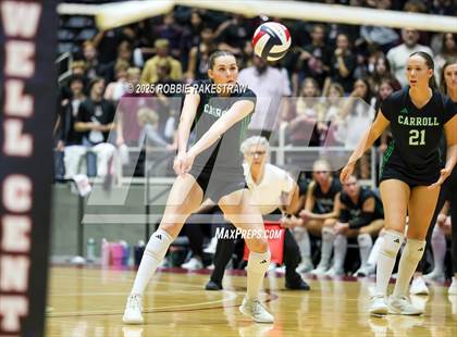 Thumbnail 1 in Southlake Carroll vs. Austin (UIL 6A D2 Volleyball Final) photogallery.