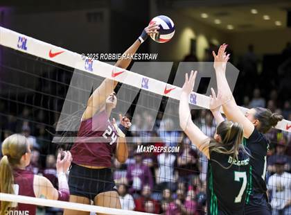 Thumbnail 2 in Southlake Carroll vs. Austin (UIL 6A D2 Volleyball Final) photogallery.