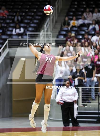 Thumbnail 2 in Southlake Carroll vs. Austin (UIL 6A D2 Volleyball Final) photogallery.