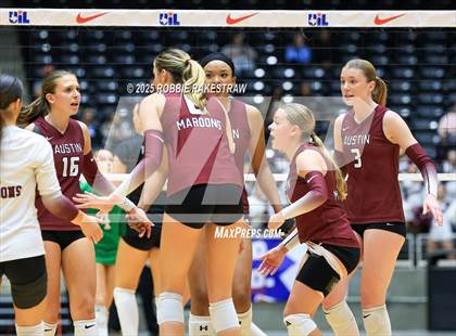 Thumbnail 2 in Southlake Carroll vs. Austin (UIL 6A D2 Volleyball Final) photogallery.