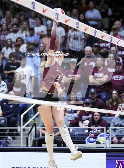 Thumbnail 2 in Southlake Carroll vs. Austin (UIL 6A D2 Volleyball Final) photogallery.