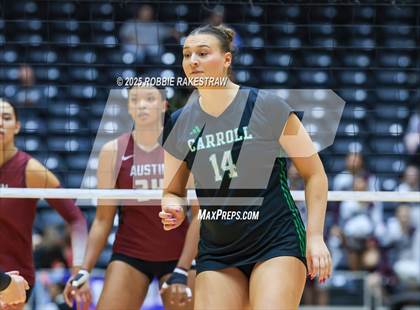 Thumbnail 1 in Southlake Carroll vs. Austin (UIL 6A D2 Volleyball Final) photogallery.