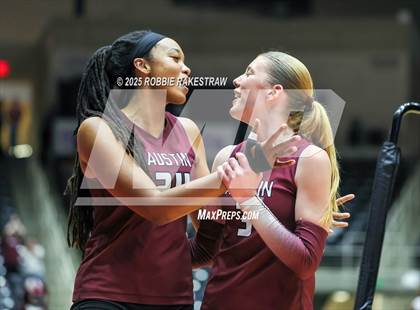 Thumbnail 1 in Southlake Carroll vs. Austin (UIL 6A D2 Volleyball Final) photogallery.