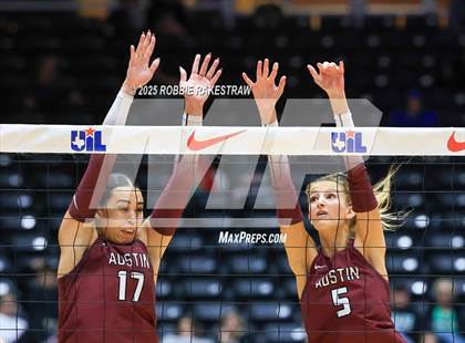 Thumbnail 1 in Southlake Carroll vs. Austin (UIL 6A D2 Volleyball Final) photogallery.