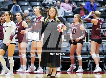 Thumbnail 2 in Southlake Carroll vs. Austin (UIL 6A D2 Volleyball Final) photogallery.