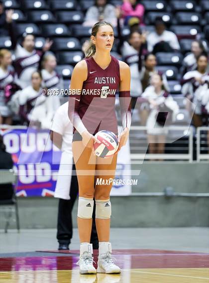 Thumbnail 3 in Southlake Carroll vs. Austin (UIL 6A D2 Volleyball Final) photogallery.