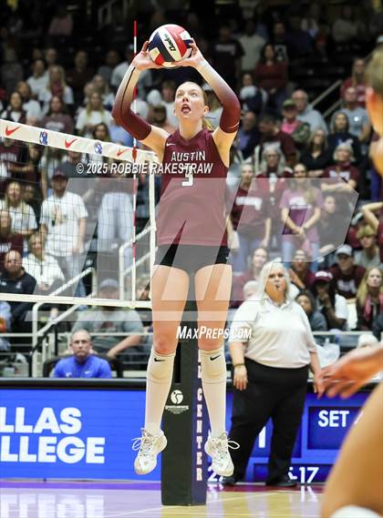 Thumbnail 1 in Southlake Carroll vs. Austin (UIL 6A D2 Volleyball Final) photogallery.