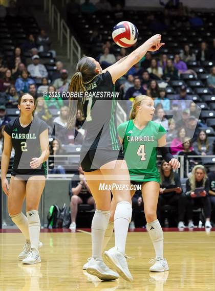 Thumbnail 2 in Southlake Carroll vs. Austin (UIL 6A D2 Volleyball Final) photogallery.