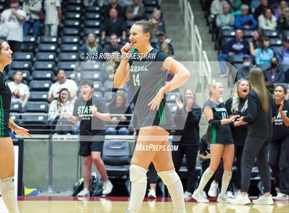 Thumbnail 1 in Southlake Carroll vs. Austin (UIL 6A D2 Volleyball Final) photogallery.