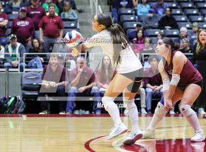 Thumbnail 2 in Southlake Carroll vs. Austin (UIL 6A D2 Volleyball Final) photogallery.