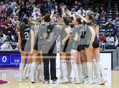 Thumbnail 2 in Southlake Carroll vs. Austin (UIL 6A D2 Volleyball Final) photogallery.