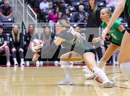 Thumbnail 3 in Southlake Carroll vs. Austin (UIL 6A D2 Volleyball Final) photogallery.