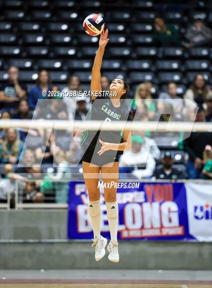 Thumbnail 1 in Southlake Carroll vs. Austin (UIL 6A D2 Volleyball Final) photogallery.