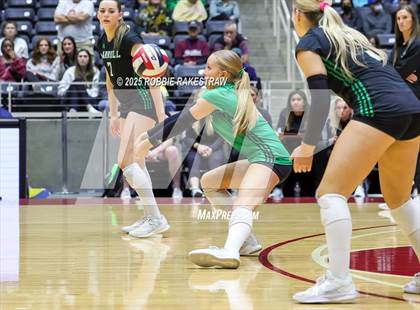 Thumbnail 3 in Southlake Carroll vs. Austin (UIL 6A D2 Volleyball Final) photogallery.