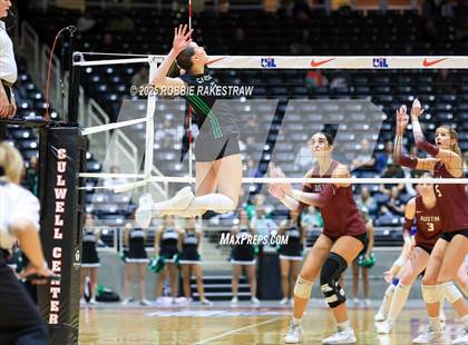 Thumbnail 2 in Southlake Carroll vs. Austin (UIL 6A D2 Volleyball Final) photogallery.