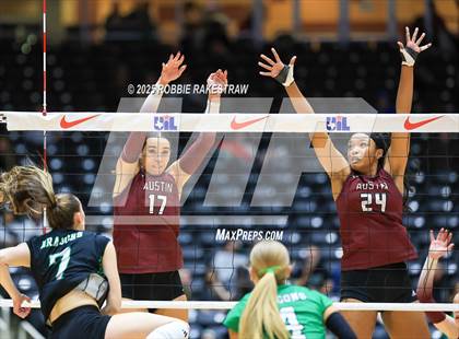 Thumbnail 2 in Southlake Carroll vs. Austin (UIL 6A D2 Volleyball Final) photogallery.