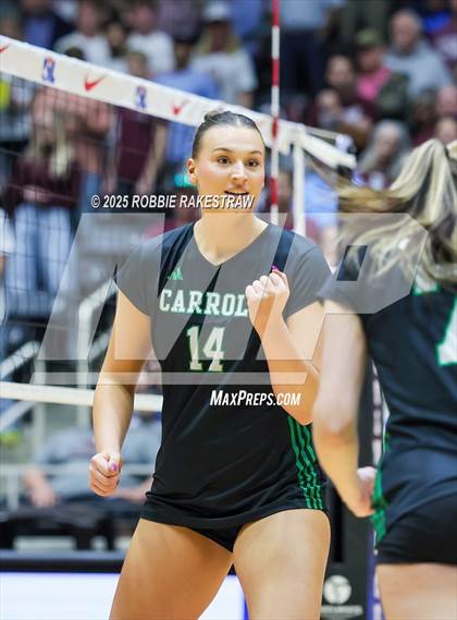 Thumbnail 1 in Southlake Carroll vs. Austin (UIL 6A D2 Volleyball Final) photogallery.