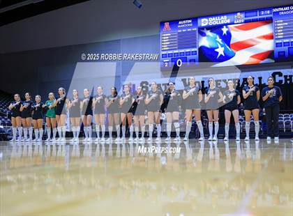 Thumbnail 1 in Southlake Carroll vs. Austin (UIL 6A D2 Volleyball Final) photogallery.