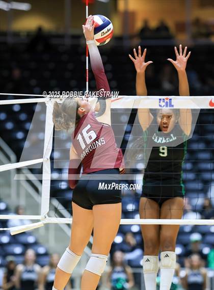 Thumbnail 3 in Southlake Carroll vs. Austin (UIL 6A D2 Volleyball Final) photogallery.