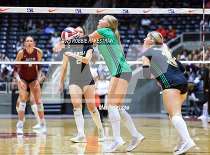 Thumbnail 1 in Southlake Carroll vs. Austin (UIL 6A D2 Volleyball Final) photogallery.